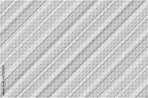 Diagonal, oblique, slanting dots lines, stripes geometric vector pattern. Abstract halftone texture and background. Vector illustration. 