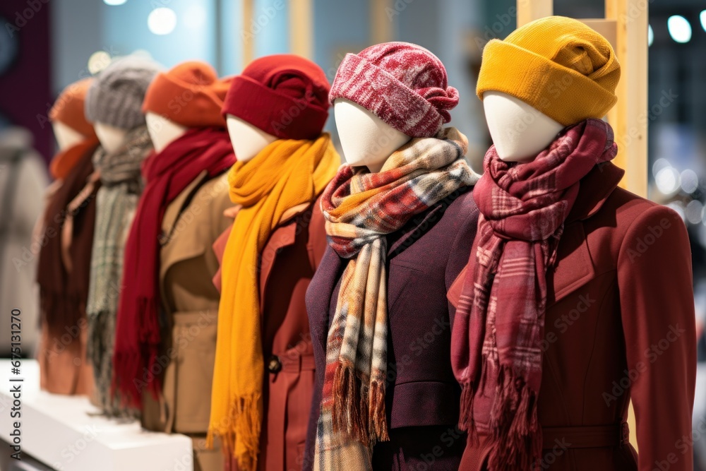 Fototapeta premium Winter Fashion - Generative AI