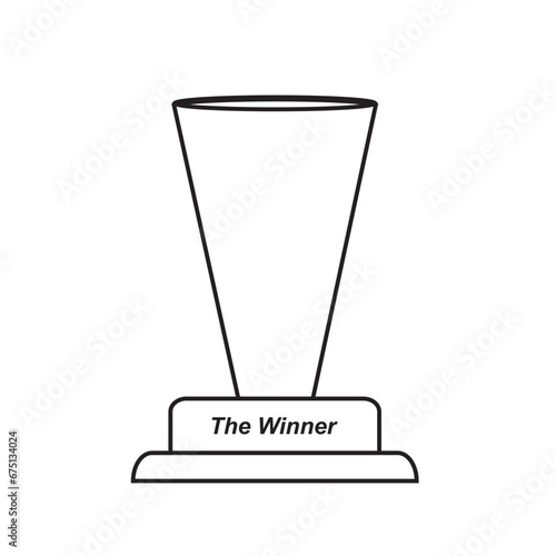 Winner trophy icon