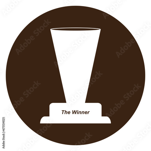 Winner trophy icon
