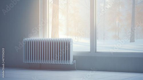 Wallpaper Mural Modern radiator in the room Torontodigital.ca