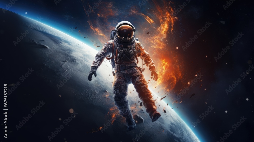 person in the space person in the space
