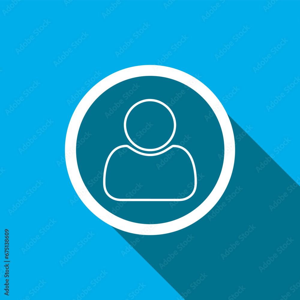 User Icon Vector. Profile icon vector in trendy flat style. Profile icon image, Profile icon illustration isolated on blue background User Icon Vector. Profile icon vector in trendy flat style. Profile icon image, Profile icon illustration isolated on blue background