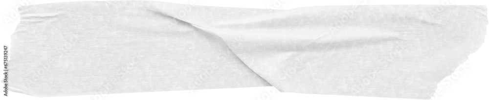 White adhesive paper tape isolated on white background White adhesive paper tape isolated on white background