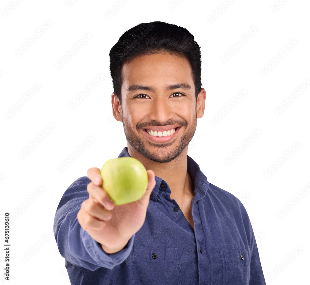 Portrait, happy and Asian man with apple, healthy food and diet plan isolated on transparent background. Face, Japanese person or model with vegan, fruit and nutritionist breakfast with png or choice Portrait, happy and Asian man with apple, healthy food and diet plan isolated on transparent background. Face, Japanese person or model with vegan, fruit and nutritionist breakfast with png or choice