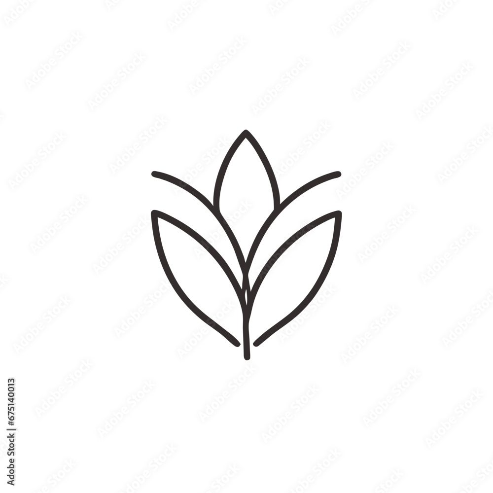 Obraz premium plant logo