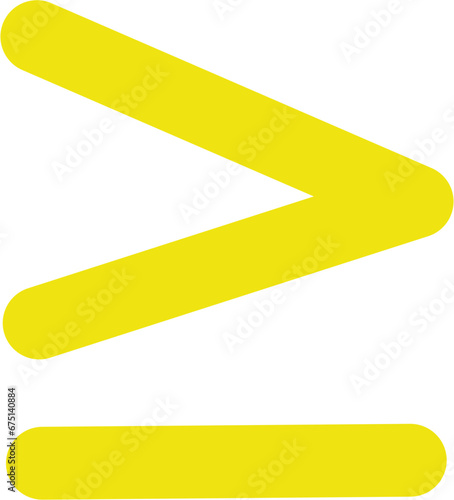 is greater than or equal to