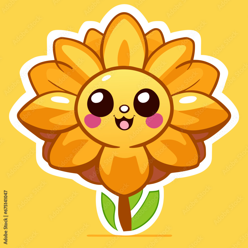 Fototapeta premium flower logo