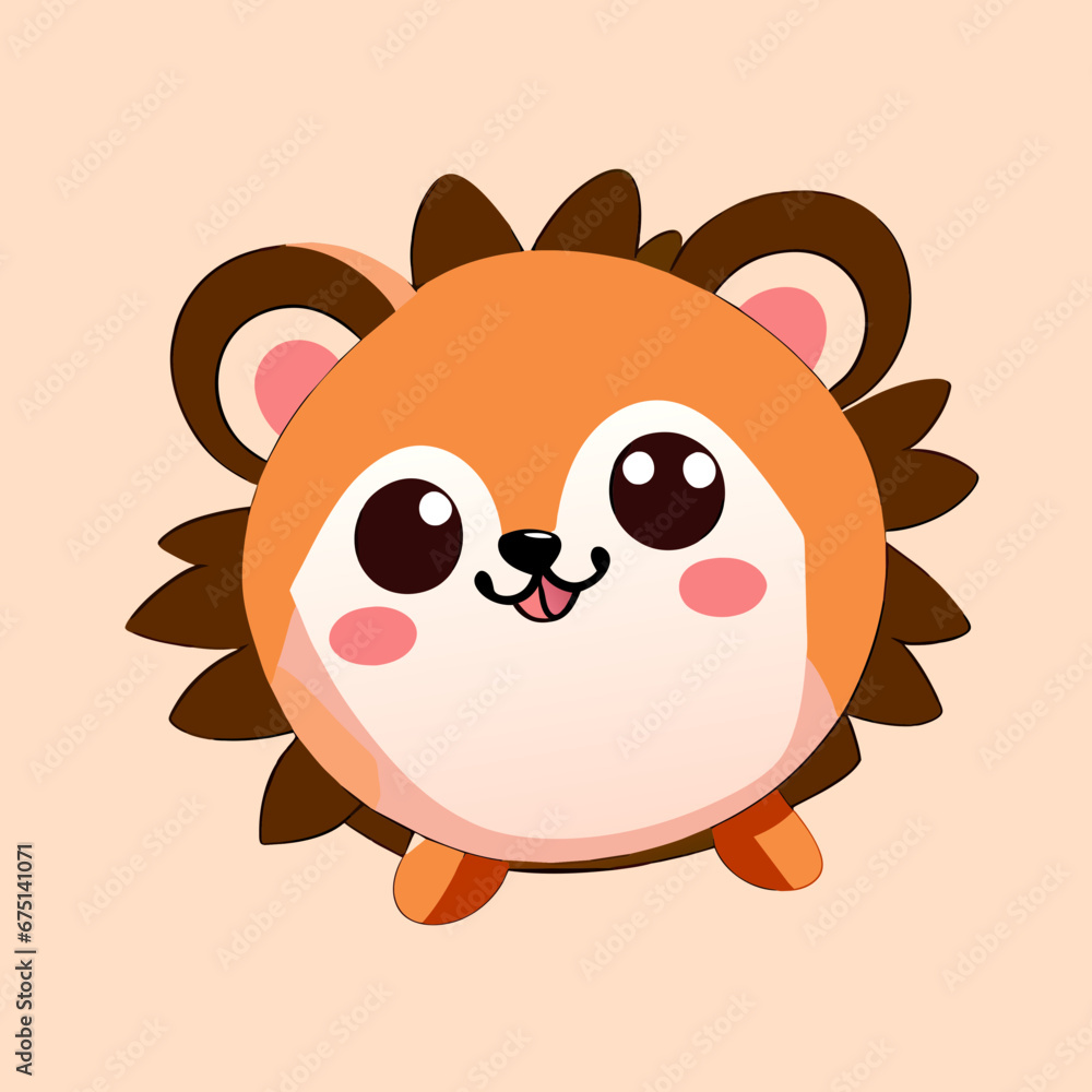 Naklejka premium hedgehog logo