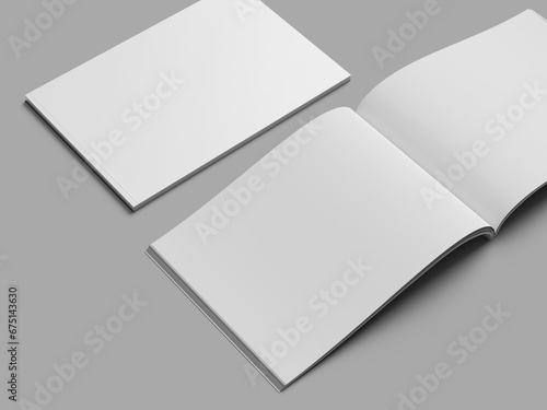Detail Magazine Catalog Book Mockup 3D Rendered photo