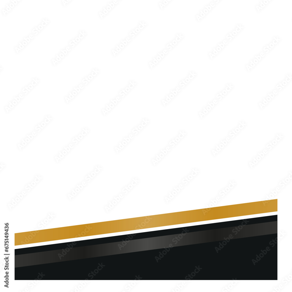 Black and Gold Footer Black and Gold Footer
