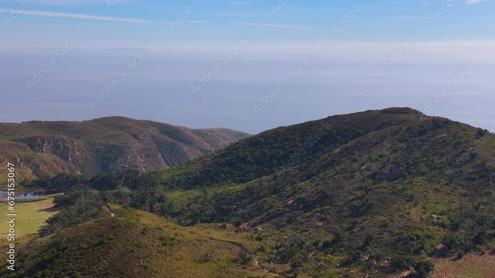 California Coastal Malibu Mountains Aerial California Coastal Malibu Mountains Aerial
