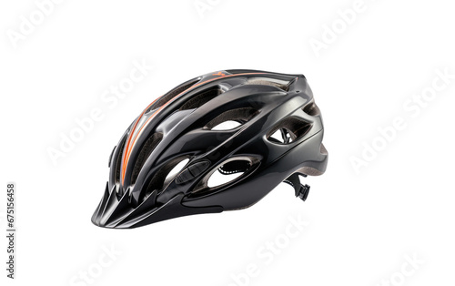 Cycling Headgear Helmet on Isolated Background