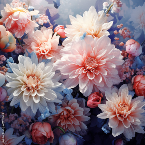 background with flowers
