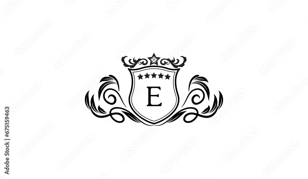 Obraz premium Luxury Royal Logo E
