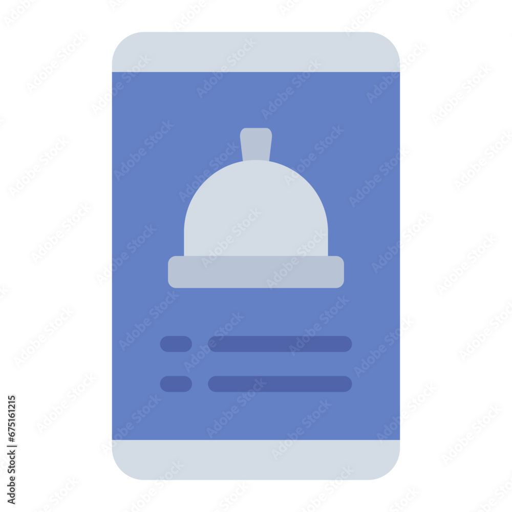 Food App phone smartphone icon Food App phone smartphone icon