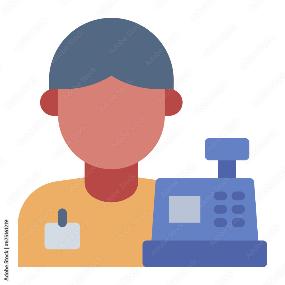Cashier profession avatar icon Cashier profession avatar icon