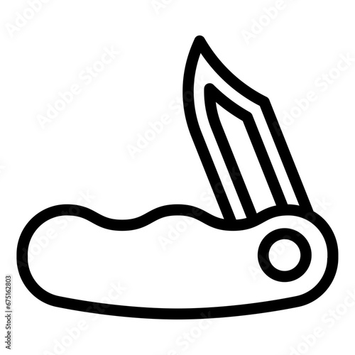 Pocket knife for tool adventure icon