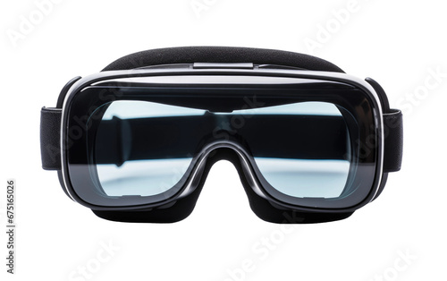 High-Tech Virtual Reality Glasses on Transparent PNG