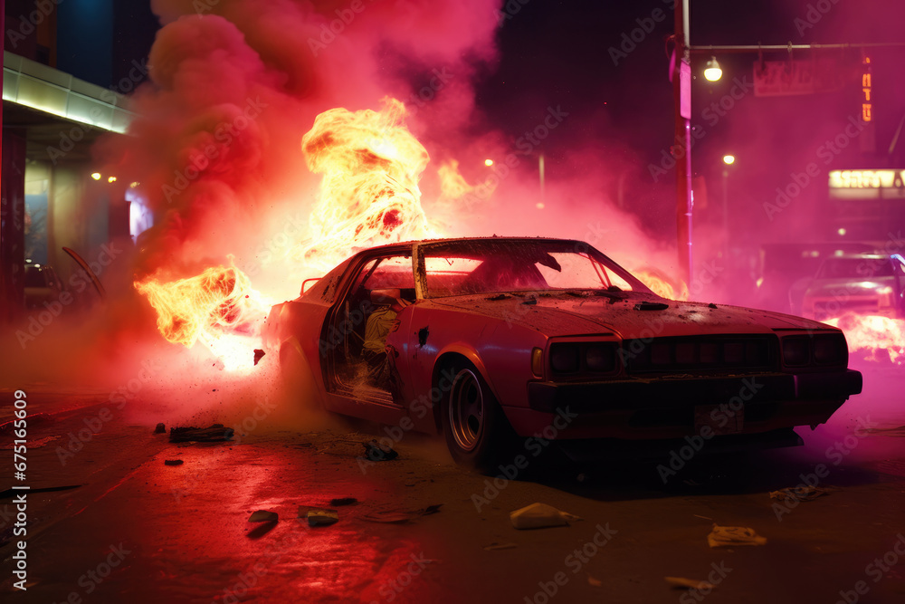 car explosions