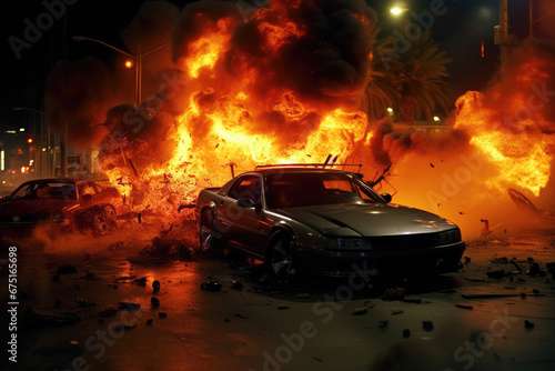 car explosions