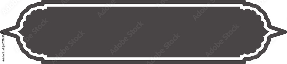 Islamic window frame. Indian and Arabic design with ornament for banner background. Turkish ribbon template. Muslim oriental sale sticker and header for text. Islamic window frame. Indian and Arabic design with ornament for banner background. Turkish ribbon template. Muslim oriental sale sticker and header for text.