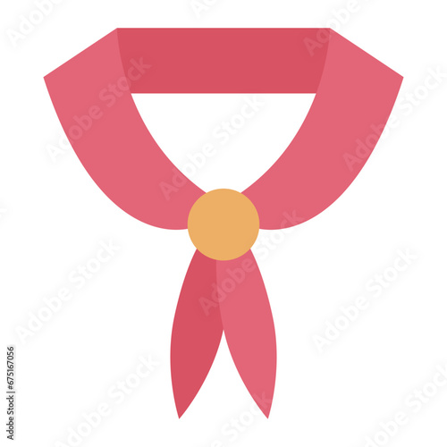 Scarf fashion accessory icon