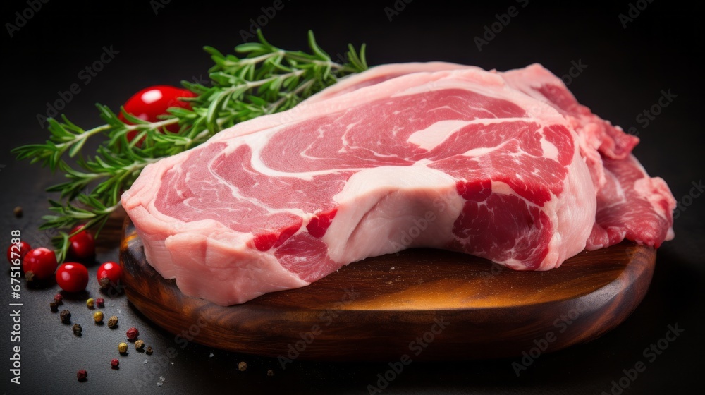 raw pork filet 