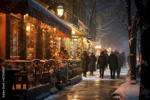 Urban Winter Scenes - Generative AI