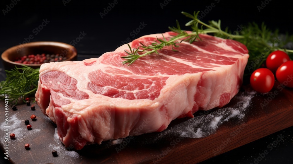 raw pork