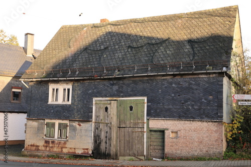 Historisches Bauwerk im Zentrum der Gemeinde Wilnsdorf im Sauerland photo