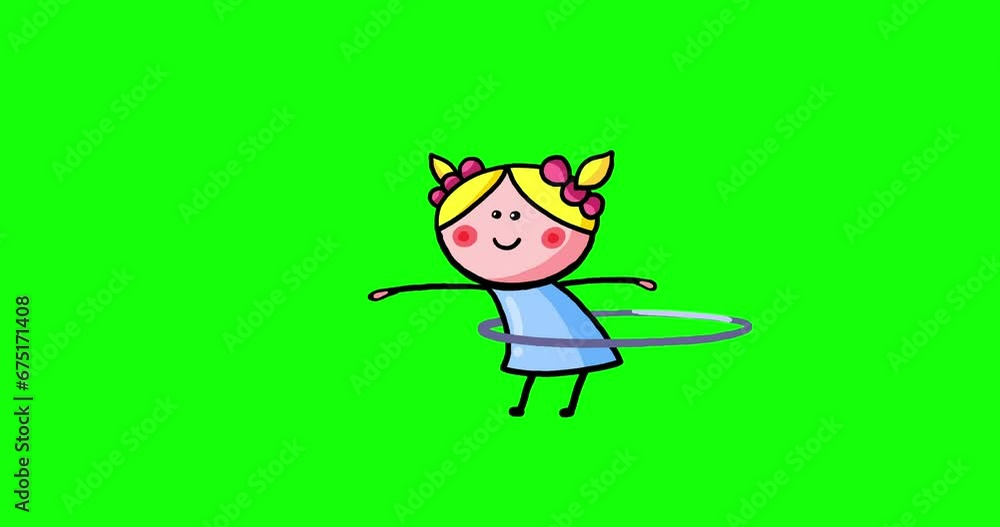 Anka cartoon kid character moves isolated hula hoop loop short play. Moving child serie transparent greenbox. Useful content presenter no background. Anka cartoon kid character moves isolated hula hoop loop short play. Moving child serie transparent greenbox. Useful content presenter no background.