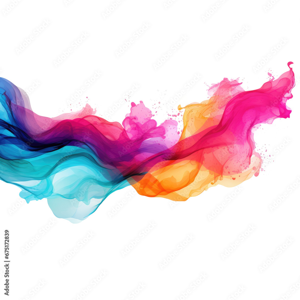 Watercolor stain on a transparent background, png Watercolor stain on a transparent background, png