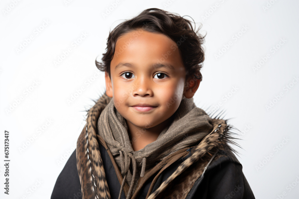 a young boy wearing a scarf and a jacket a young boy wearing a scarf and a jacket