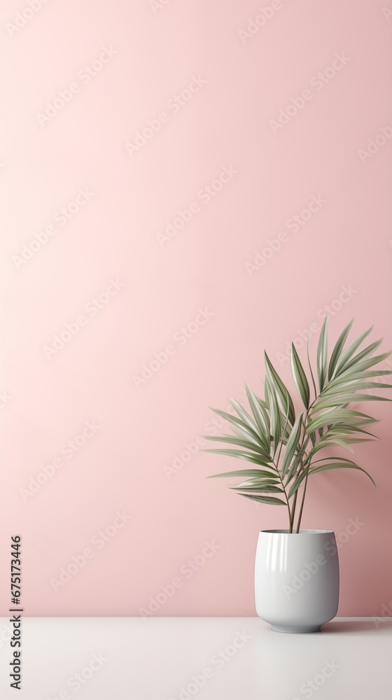 Phone wallpaper, minimalistic background pastel colors. Greek vase, background for instagram stories