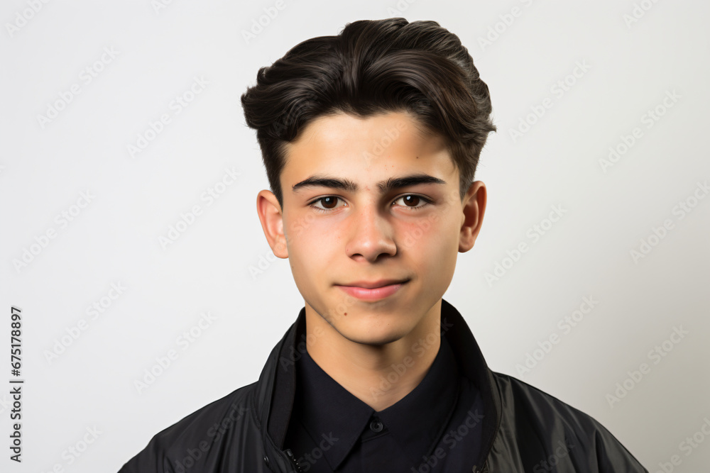 a young man with a black shirt and a black jacket a young man with a black shirt and a black jacket