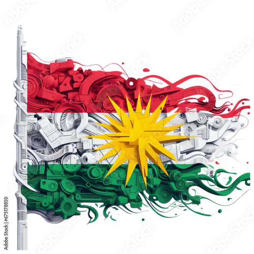 Φωτογραφία Kurdistan Flag