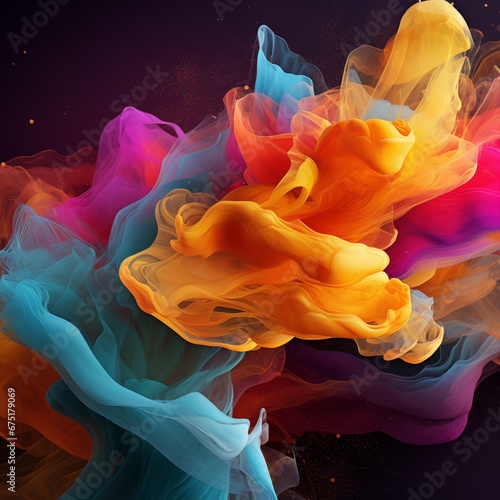 background abstraction red blue green orange colours colourful wallpaper