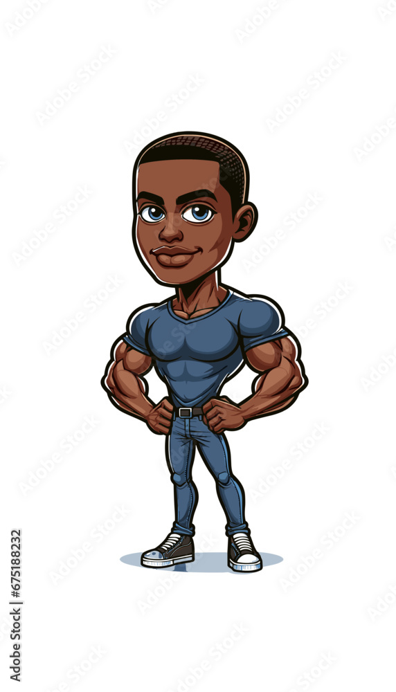 Fototapeta premium Muscle Guy #AI
