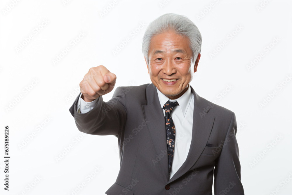 a man in a suit and tie is pointing at the camera a man in a suit and tie is pointing at the camera