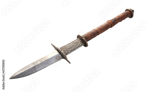 Historical Roman Sword on Transparent PNG
