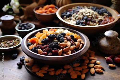 Nutty Bliss: Dried Fruit and Nuts Trail Mix