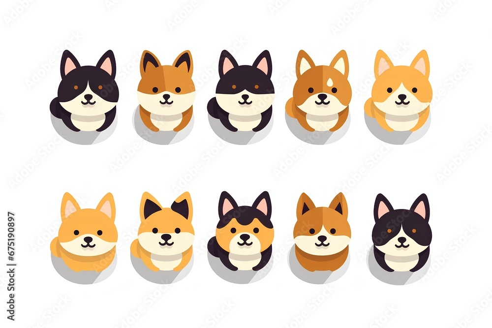 柴犬(アイコンセット) 柴犬(アイコンセット)
