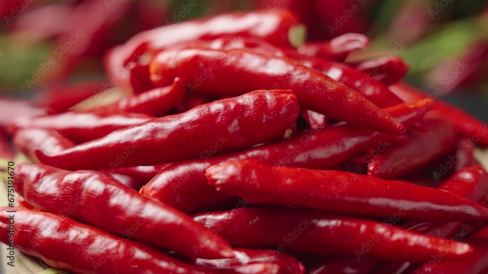 Ripe red hot chili peppers vegetable on table. Ripe red hot chili peppers vegetable on table.