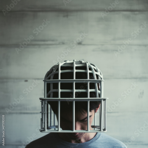 Mind is a Prison Weirdcore Dada Surreal Lofi Album Cover Art - Minimal, Surrealism and Abstract Photography