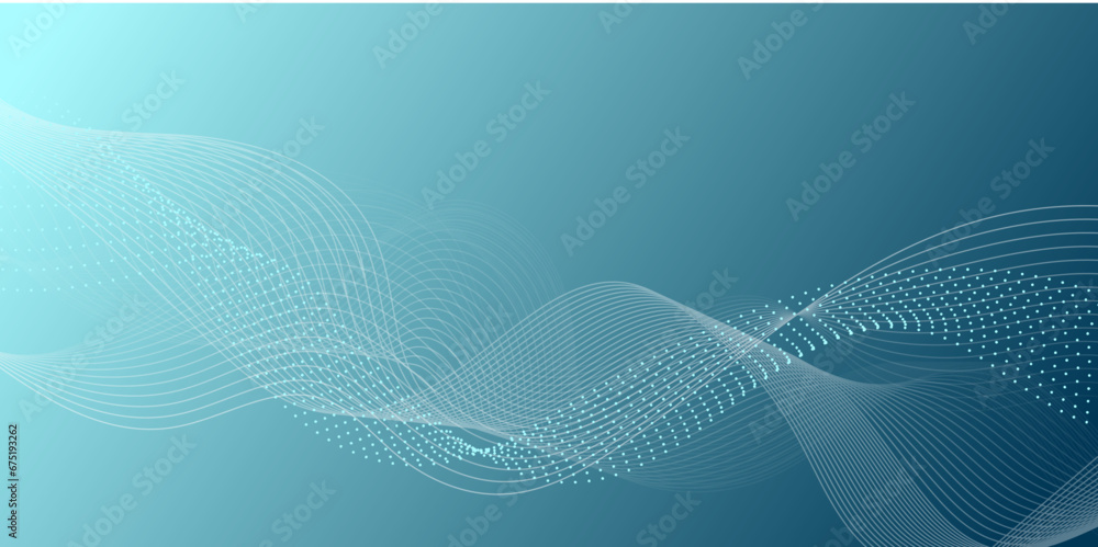 Abstract wave element for design line and dots. Digital frequency track equalizer. Stylized line art background.Curved wavy line, smooth stripe Vector Line wave particles abstract vector for business. Abstract wave element for design line and dots. Digital frequency track equalizer. Stylized line art background.Curved wavy line, smooth stripe Vector Line wave particles abstract vector for business.