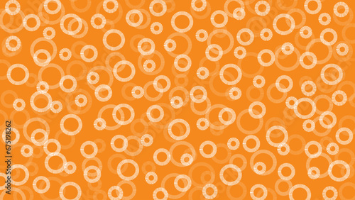 Orange seamless pattern with drops