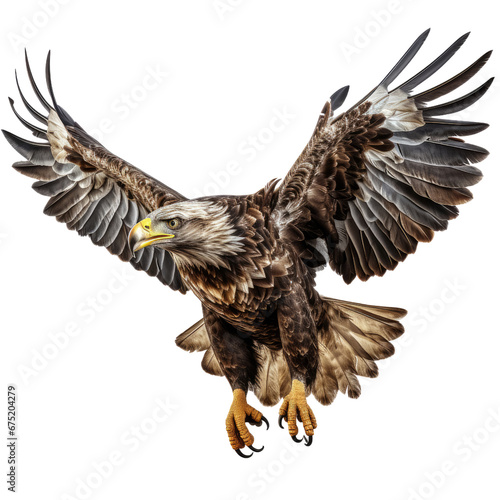 American Eagle isolated on a transparent background © Atchariya63