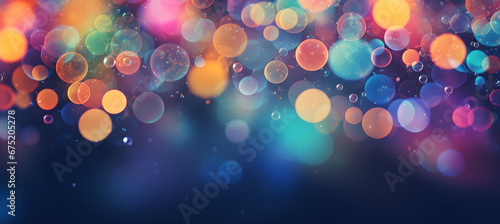 Multicolored boke background photo
