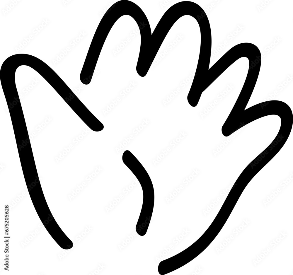 Obraz premium Hand drawn doodle element vector